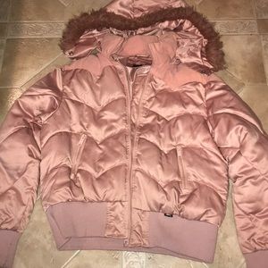 rose gold winter coat